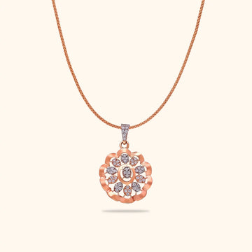 Royal Radiance Diamond Pendant 18K
